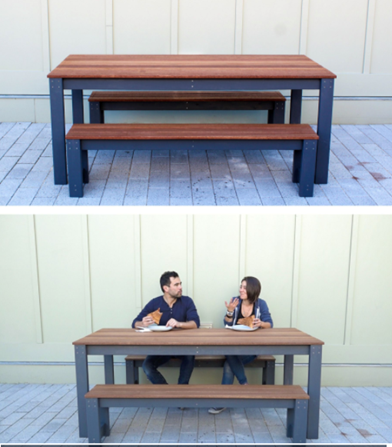 Mesas de Picnic y Cafetería