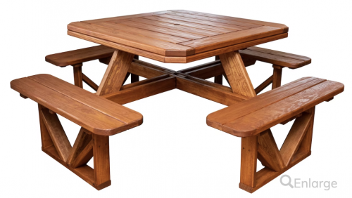 Mesas de Picnic y Cafetería